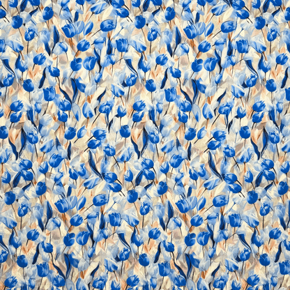 Viscose Printed Challis Des.2 4 - Ragland Fabrics