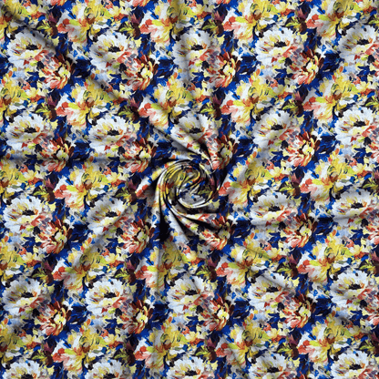 Viscose Printed Challis Des.4 1 - Ragland Fabrics