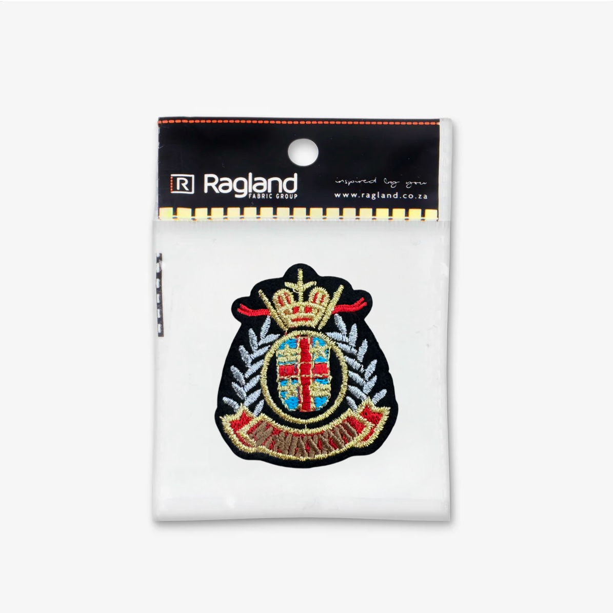 Motif Iron On Badge - EMBLEM GOLD