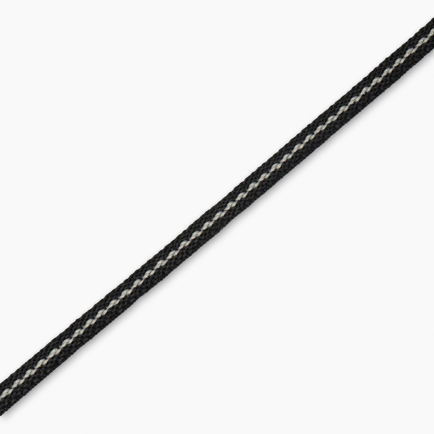 Draw Cord Flat 8mm Black & White (25met)
