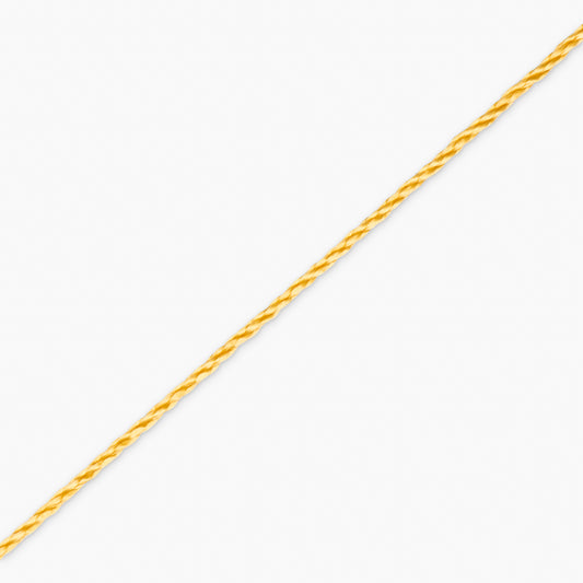 Draw Cord 3mm Golden (25met)
