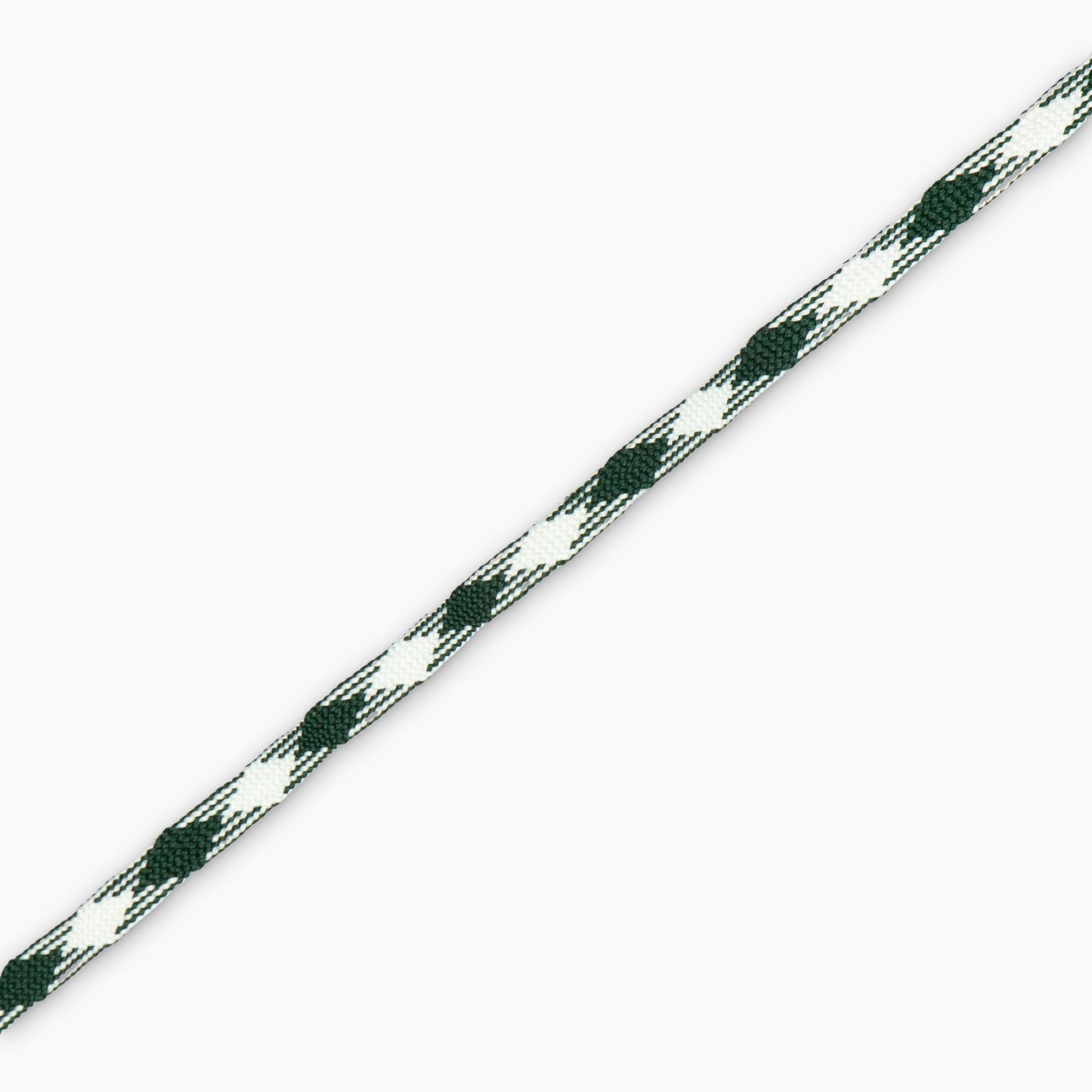 Shoe Lace 5mm Checkered Green & White (25met)