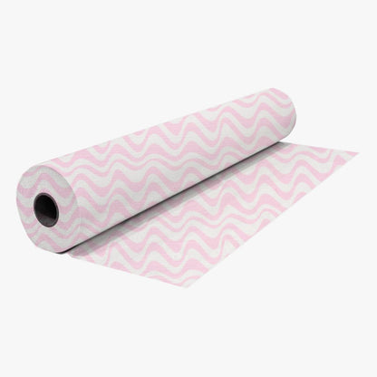 Dty Printed Stretch Wavey Pink - Ragland Fabrics
