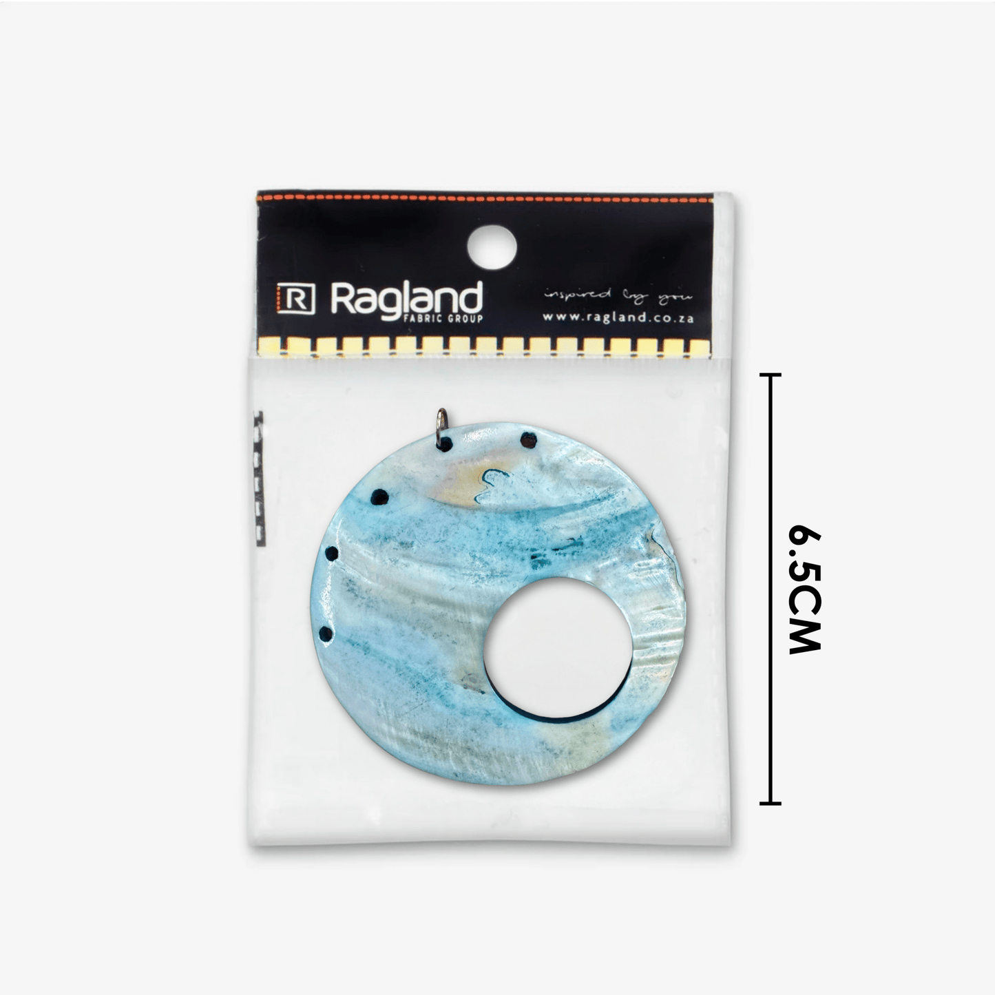 Designer Beads Large - Blue Round - Ragland Fabrics