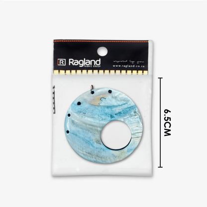 Designer Beads Large - Blue Round - Ragland Fabrics