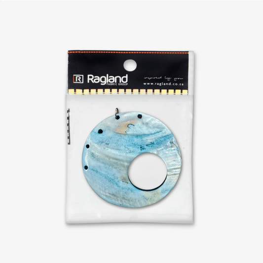 Designer Beads Large - Blue Round - Ragland Fabrics