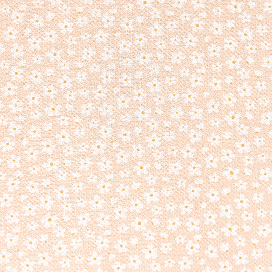 Designer Dress Ditsy Print - Peach - Ragland Fabrics