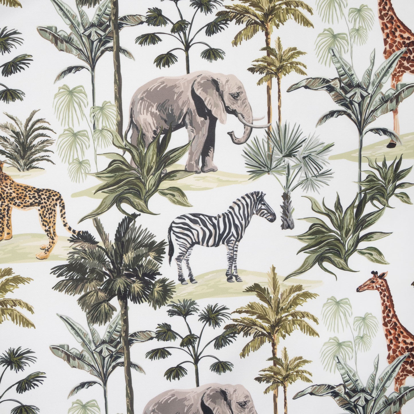 Eco Fabric Elephant White #2093