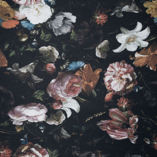 Eco Fabric Gothic Flowers #2094