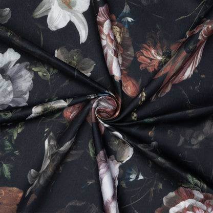 Eco Fabric Gothic Flowers #2094