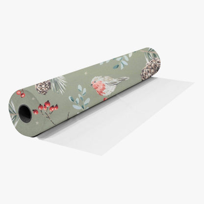 Eco Fabric Pine Cones Olive 2098 - Ragland Fabrics