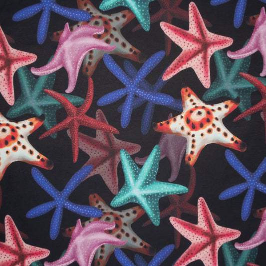 Eco Fabric Starfish Black #2102