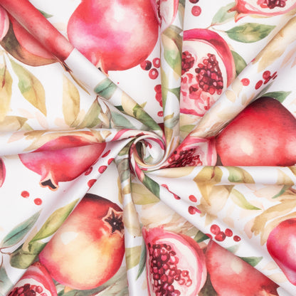 Eco Fabric Pomegranate White #2105