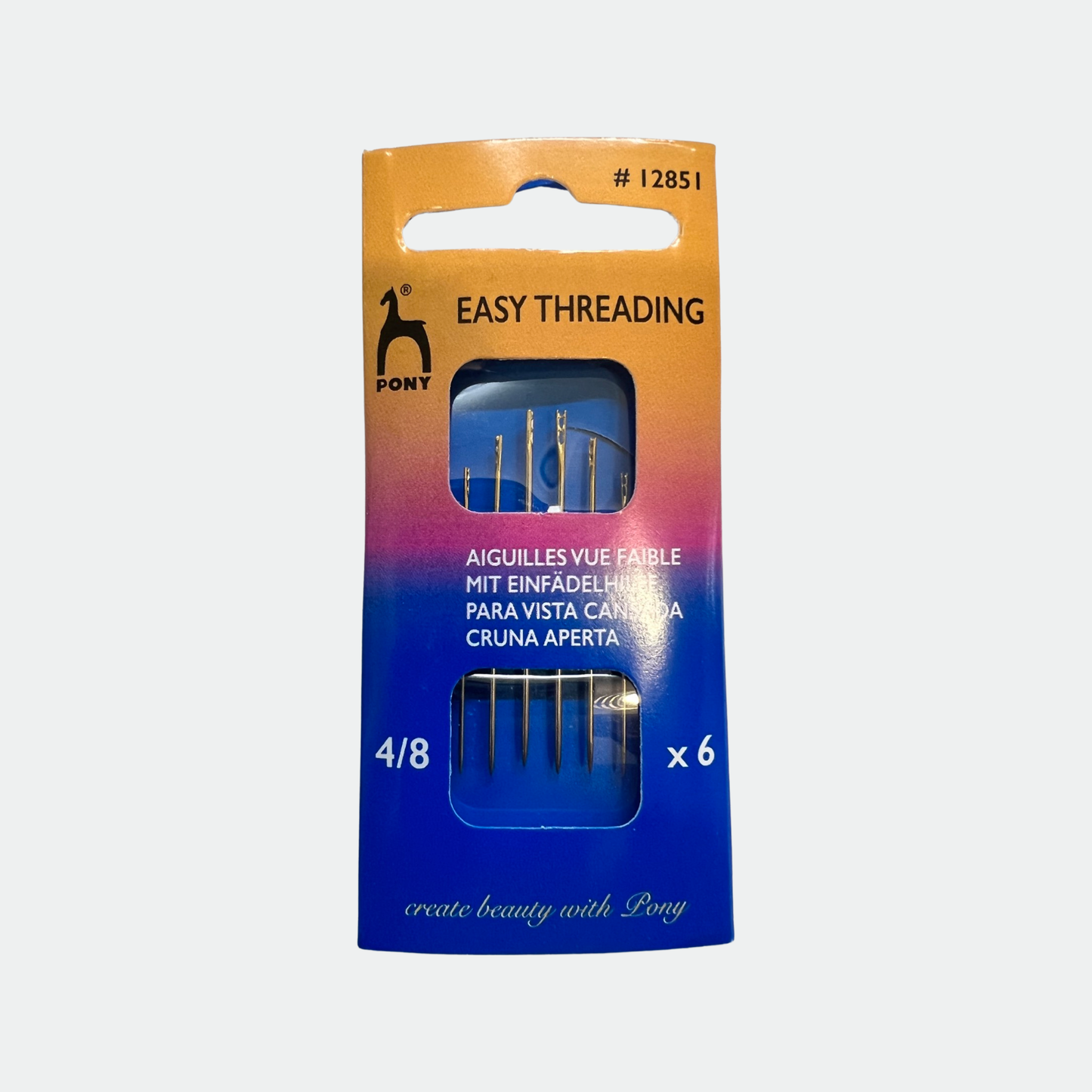 Pony Easy Threading 4/8 Needles