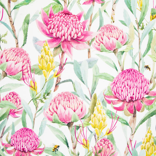 Eco Fabric Protea Pink #690