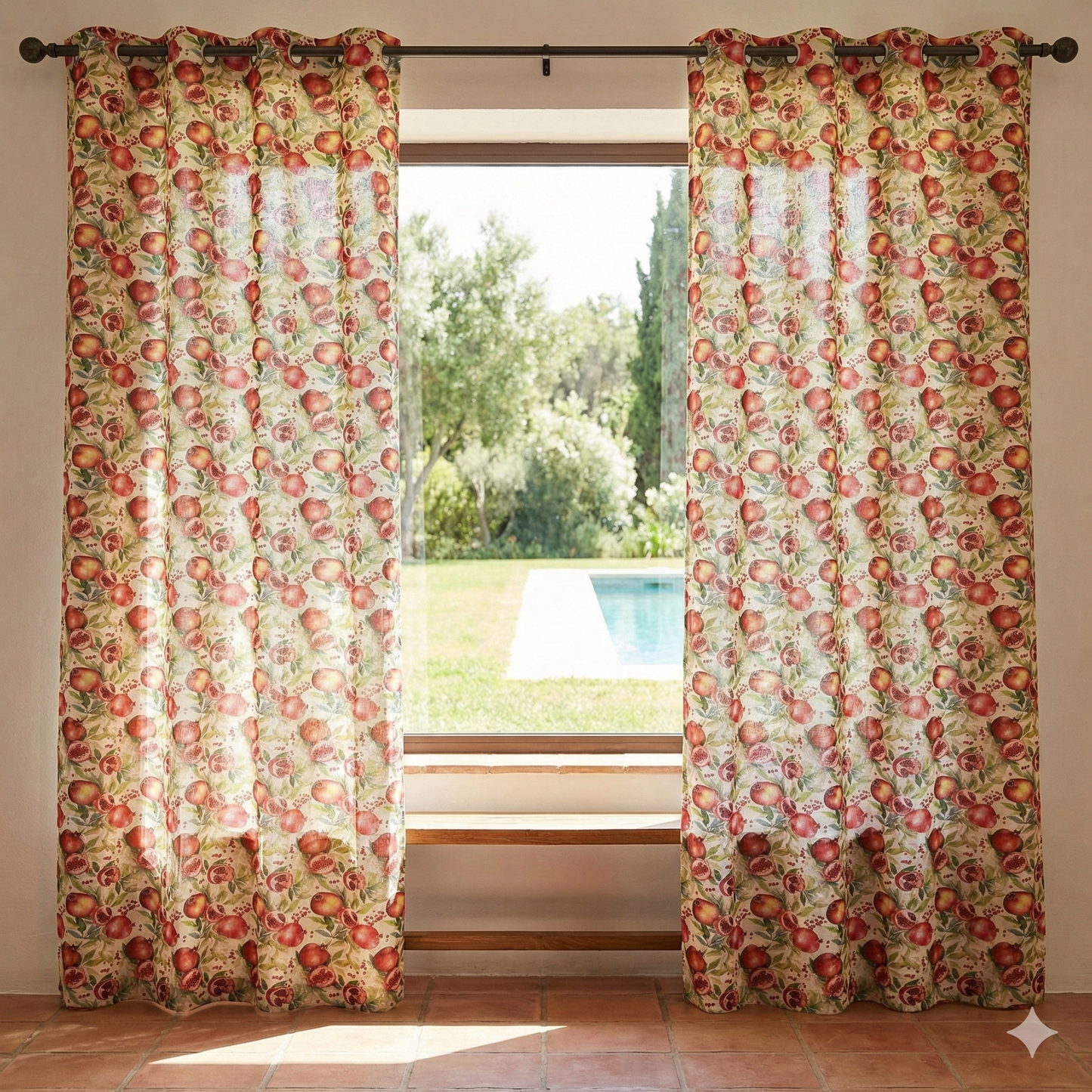 Box Weave Furnishing Pomegranate White - Ragland Fabrics