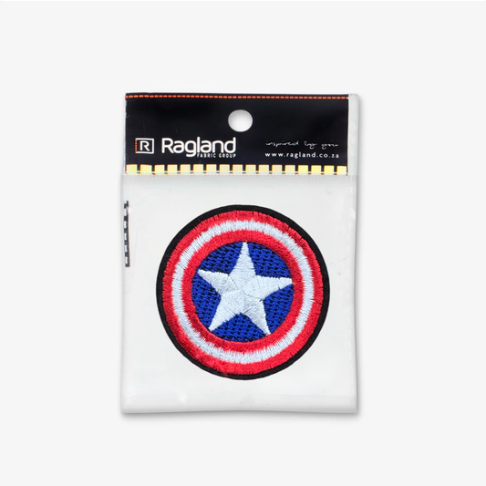 Motif Iron On Badge - AMERICA'S SHIELD