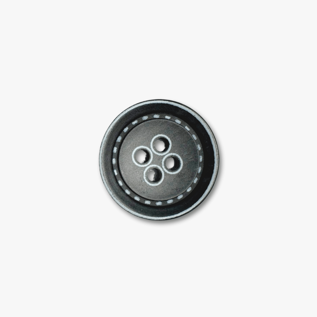 FORMAL Button Large BLACK - Ragland Fabrics