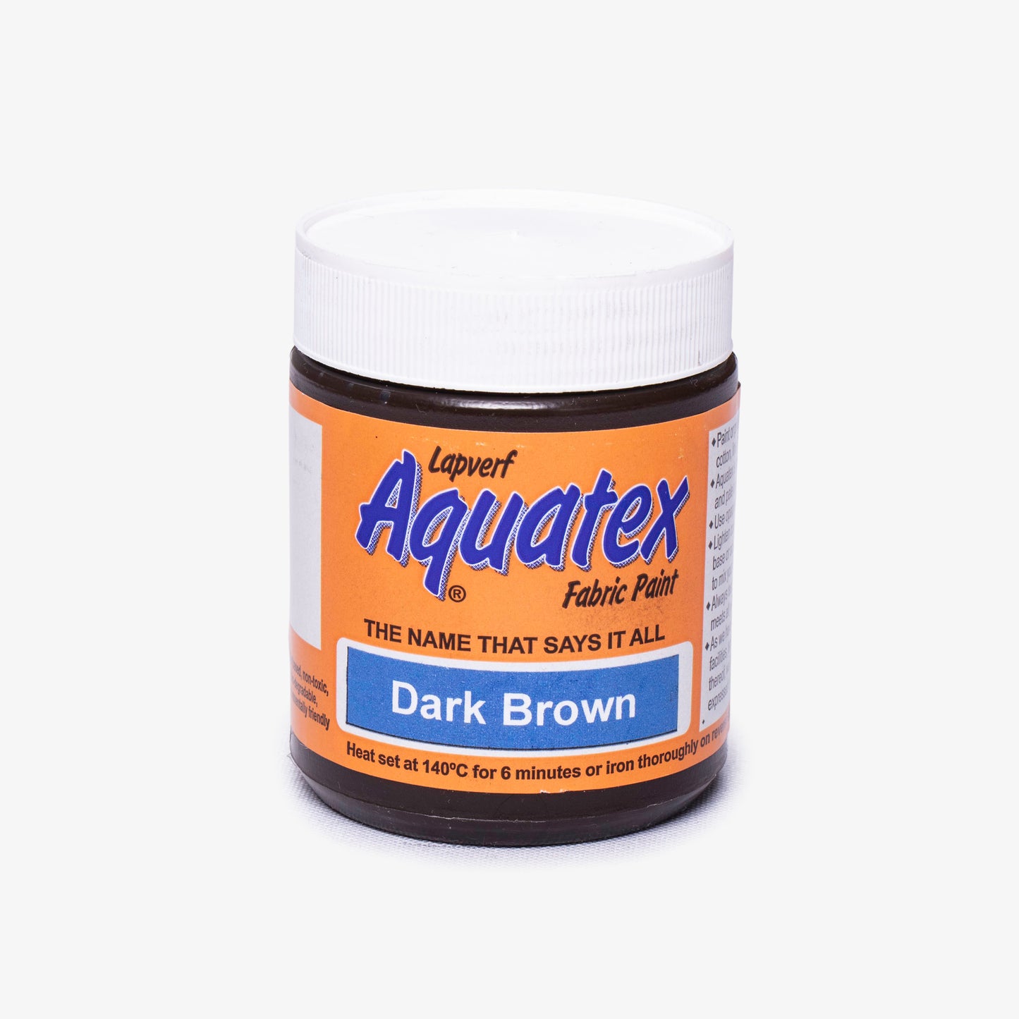 Fabric Paint Dark Brown 100ml