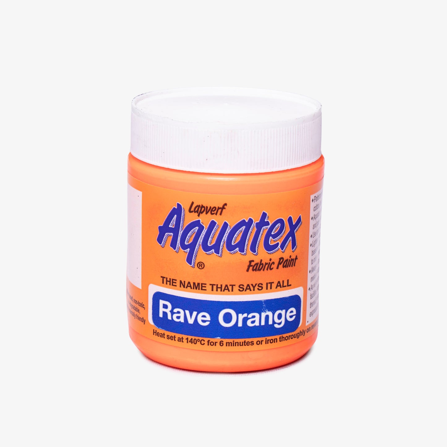 Fabric Paint Rave Orange 100g