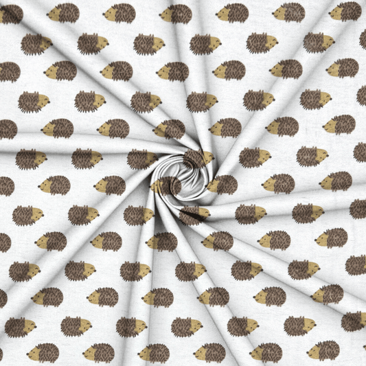 Flannel Brushed Poly Cotton | Hedgehogged - Ragland Fabrics