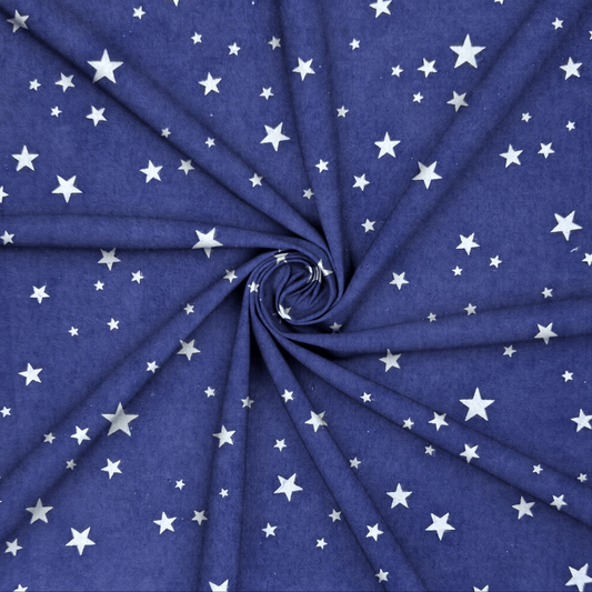 Flannel Brushed Cotton | Stars 1 - Ragland Fabrics
