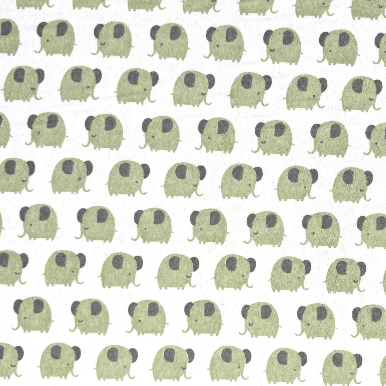 Flannel Brushed Poly Cotton | Elephants 2505 - Ragland Fabrics