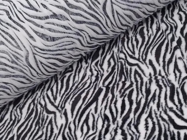 Fur White Tiger Print