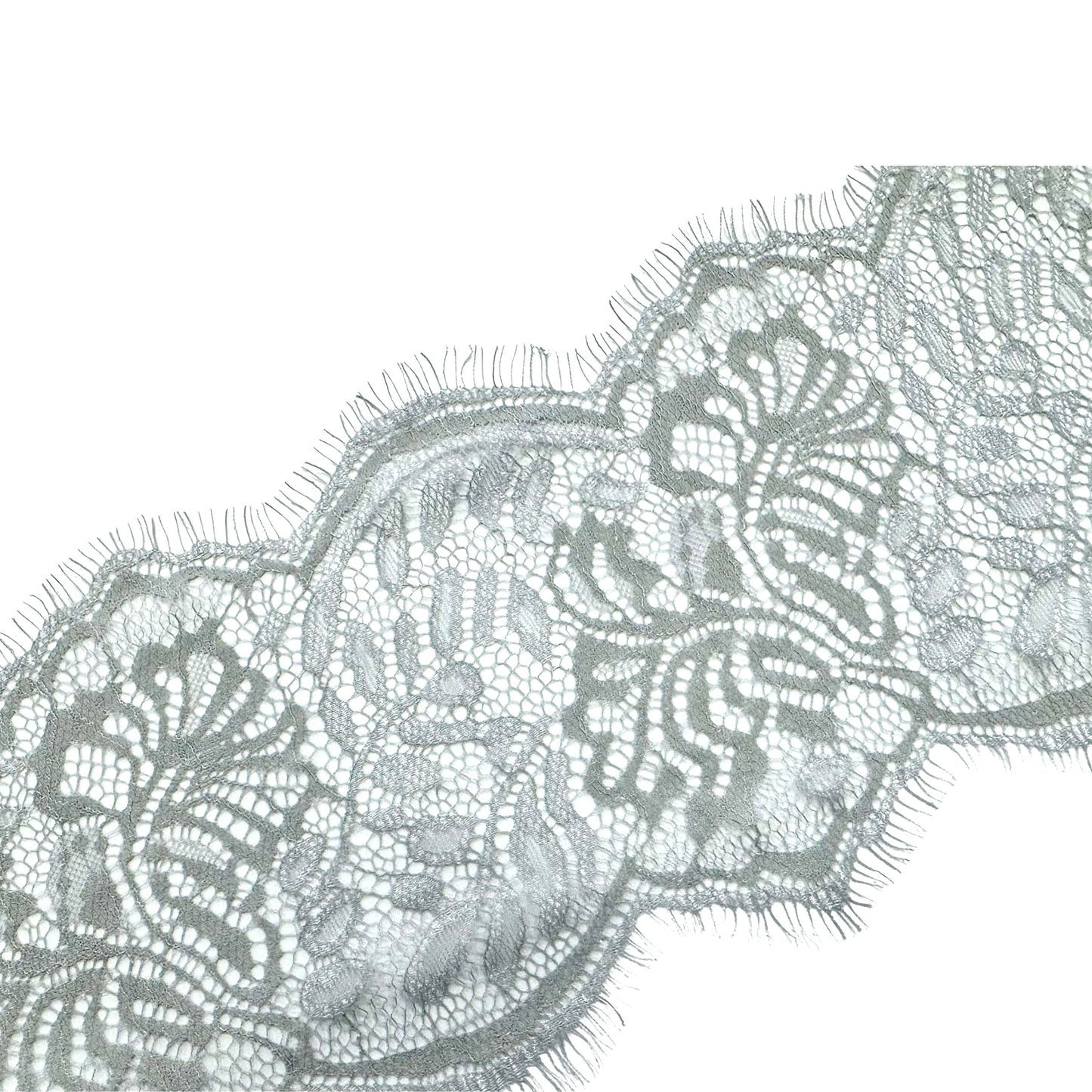 Nylon Lace 15cm wide Grey (3met)