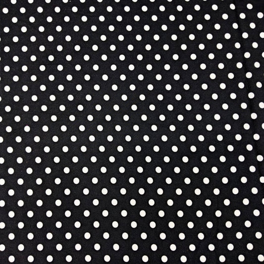 Mini Matt Black/White Dot