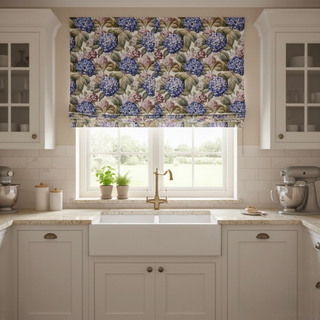 Printed Velvet Hydrangea - Ragland Fabrics