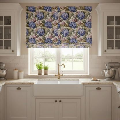 Printed Velvet Hydrangea - Ragland Fabrics