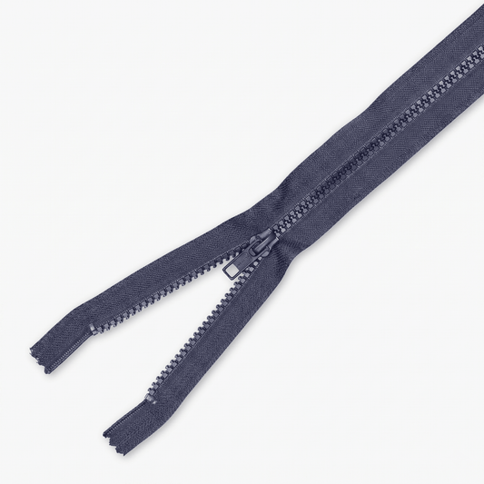 Vislon Type 5 Chunky Zip Open Ended - 20cm Navy - Ragland Fabrics