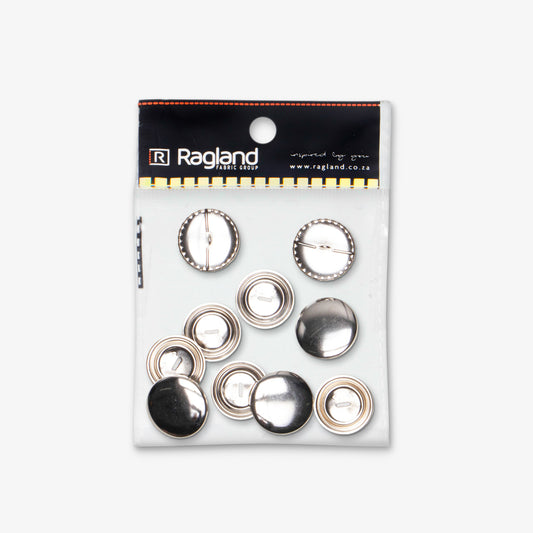 Cover Buttons 22mm (Pack of 5)