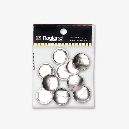 Cover Buttons 38mm 5 pack