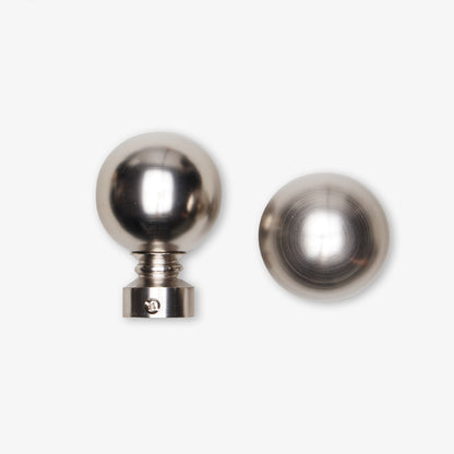 Finial Ball 25mm Stainless Steel (Pack of 2)