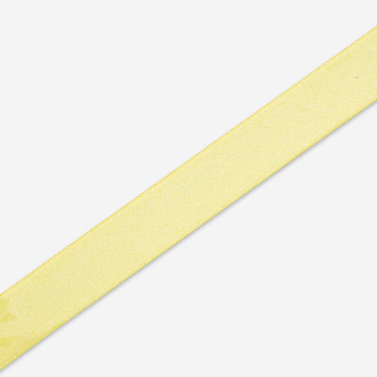 Satin Ribbon 25mm Lemon (20met) - CLEARANCE