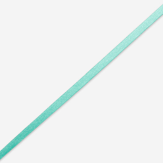 Satin Ribbon 6mm Aqua (20met) - CLEARANCE