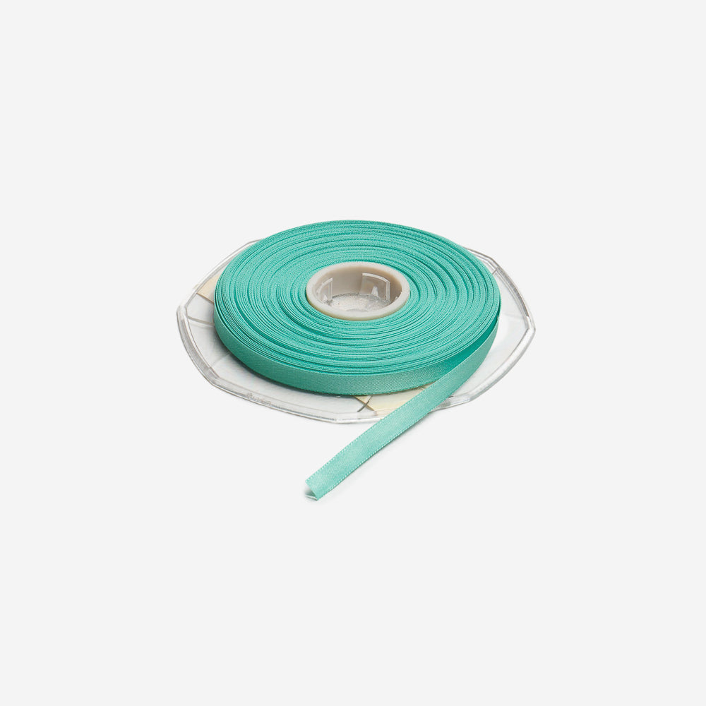 Satin Ribbon 6mm Aqua (20met) - CLEARANCE