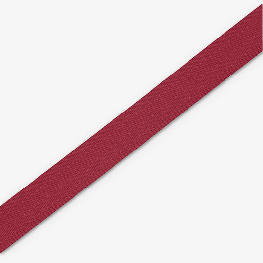 Twill Tape Polyester Maroon #13 20mm (100m)