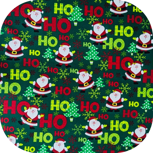 Christmas Printed Mini Matt Ho-Ho Green