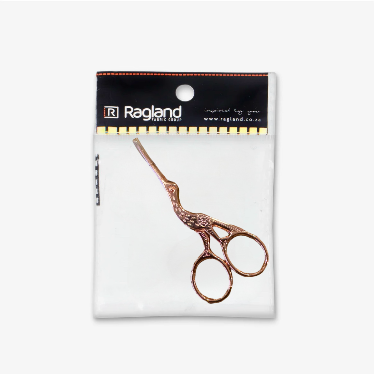 Stork Embroidery Scissors Rose Gold