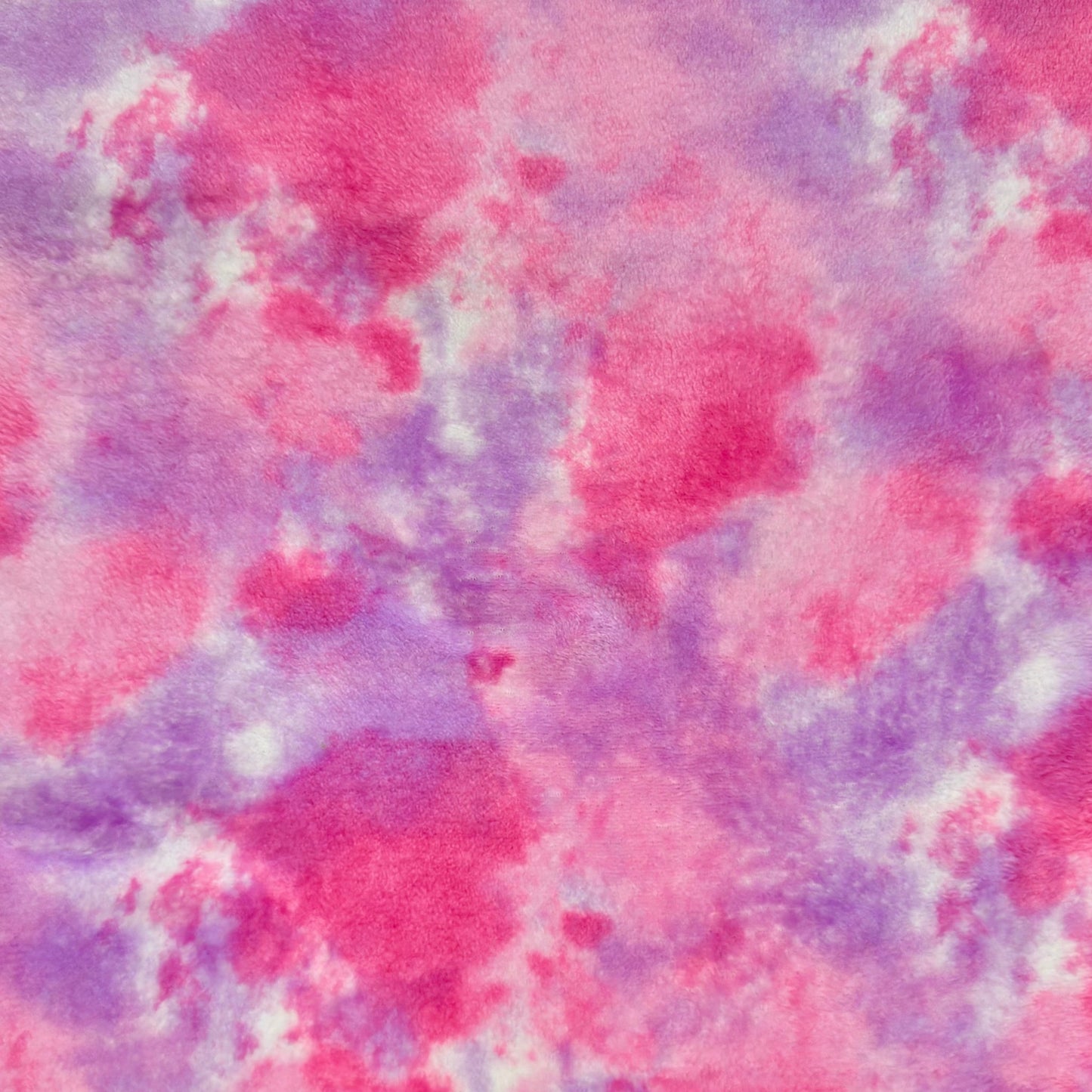 Printed Mongolian Fleece Candyfloss - Ragland Fabrics