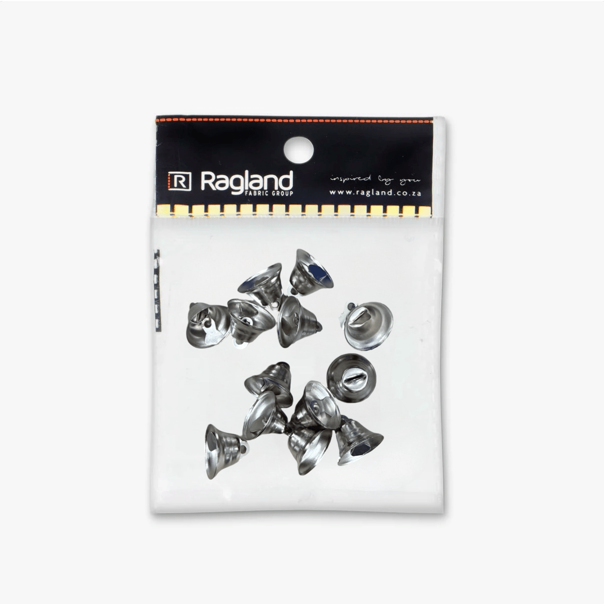 Liberty Bells Silver 20mm (14pcs) - Ragland Fabrics