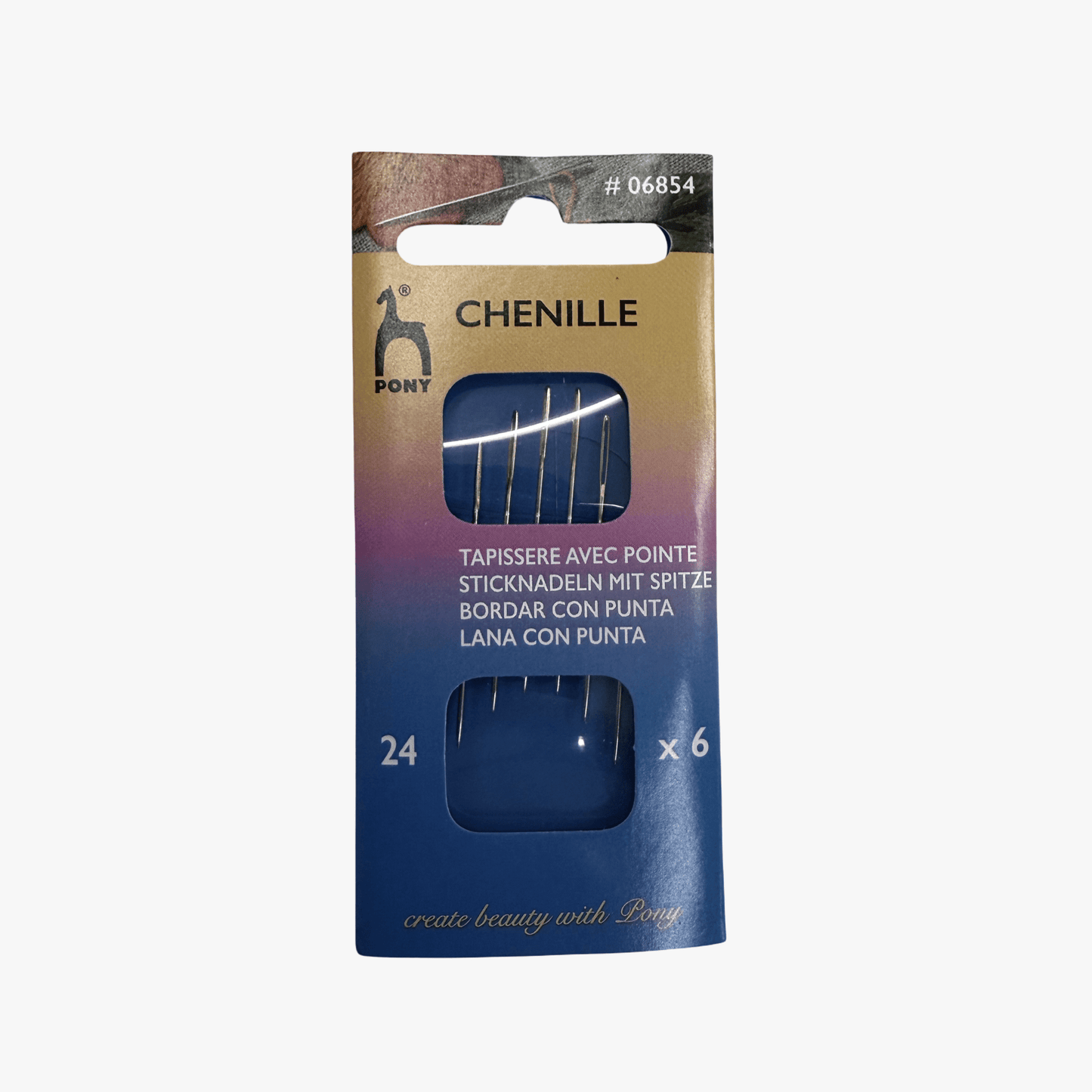 Pony Gold Chenille [24] Needles - 4pcs - Ragland Fabrics