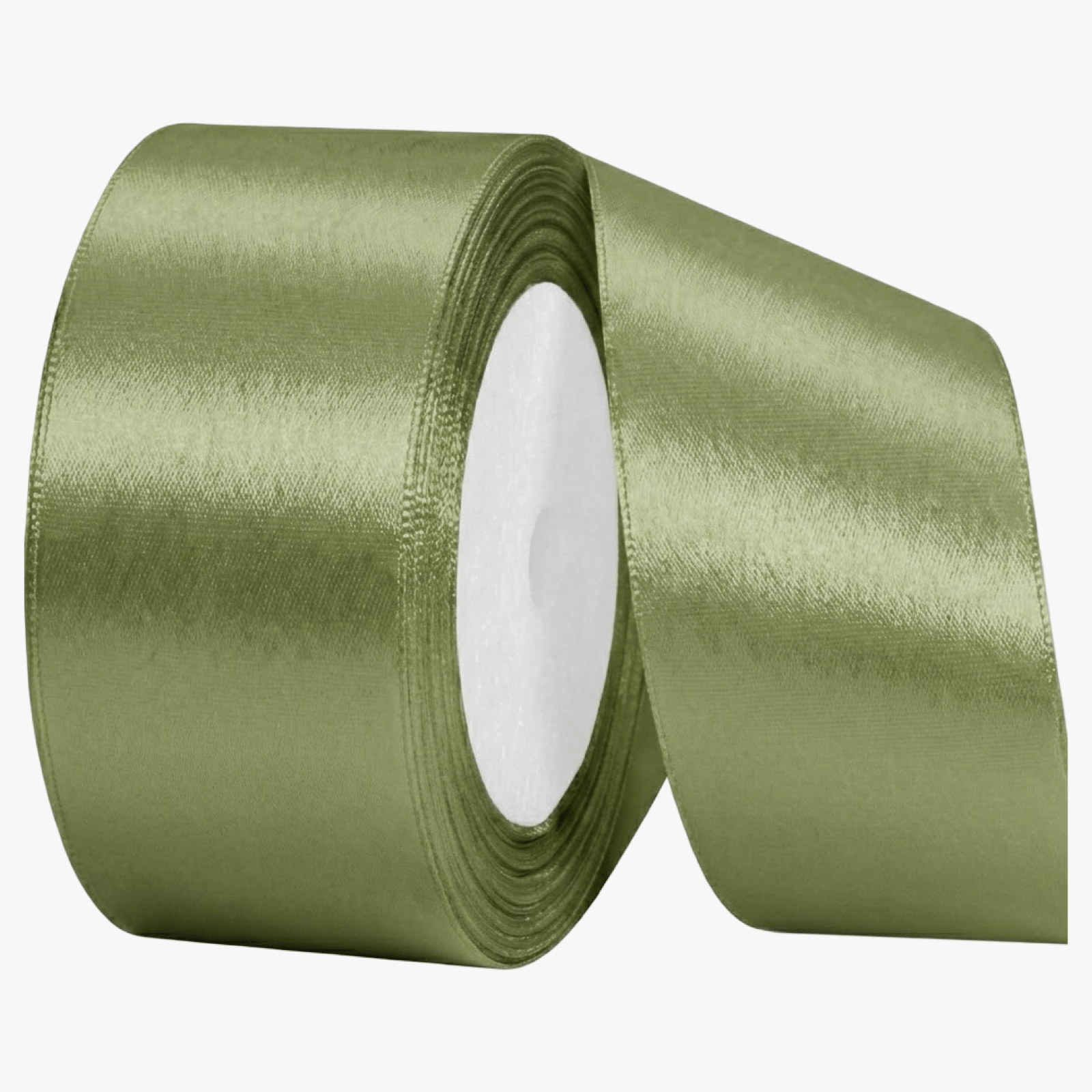 Satin Ribbbon 50mm - Olive 018 - Ragland Fabrics