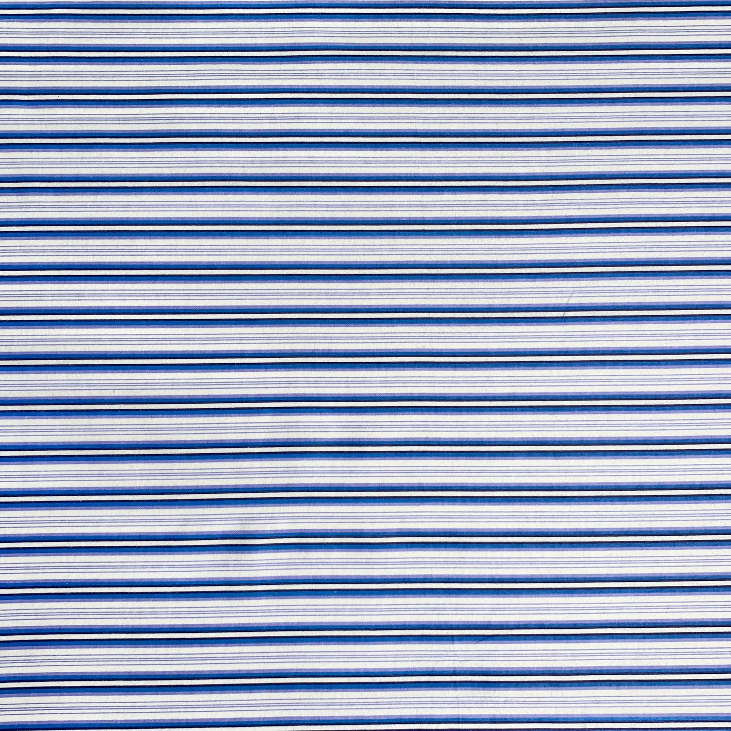 Flannel Brushed Cotton | Stripe Blue #2