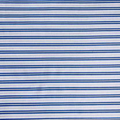 Flannel Brushed Cotton | Stripe Blue #2