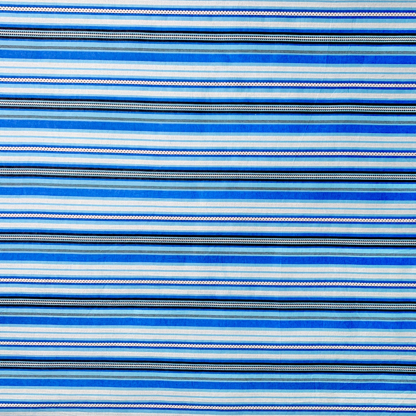 Flannel Brushed Cotton | Stripe Blue #3