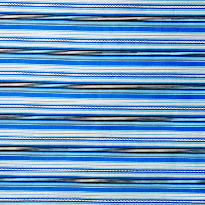 Flannel Brushed Cotton | Stripe Blue #3